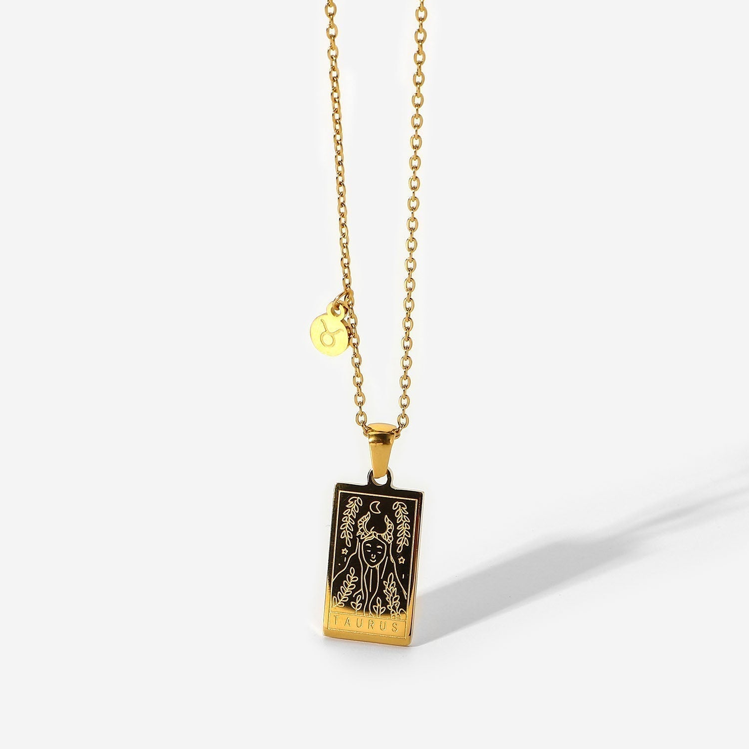Taurus Zodiac Pendant Necklace